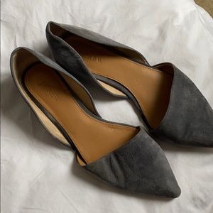 JCrew Zoe Suede Pointed Toe Flats